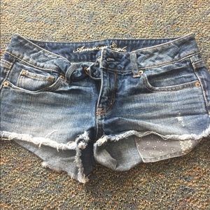 american eagle cut off shorts